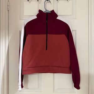 Reebok Women's Burgundy and White Top